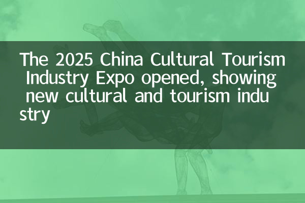 Il 2025 China Cultural Tourism Industry Expo aprì, mostrando una nuova industria culturale e turistica