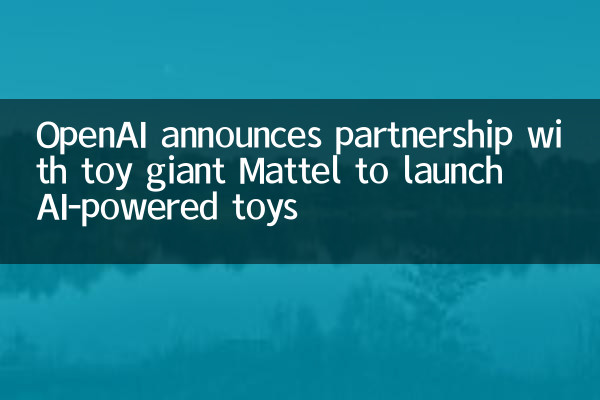 Openi annuncia una partnership con il gigante dei giocattoli Mattel per lanciare giocattoli alimentati dall'intelligenza artificiale