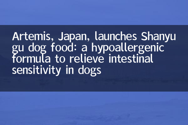 Artemis, Giappone, lancia il cibo per cani Shanyugu: una formula ipoallergenica per alleviare la sensibilità intestinale nei cani