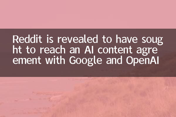Si è rivelato che Reddit abbia cercato di raggiungere un accordo di contenuto AI con Google e Openai