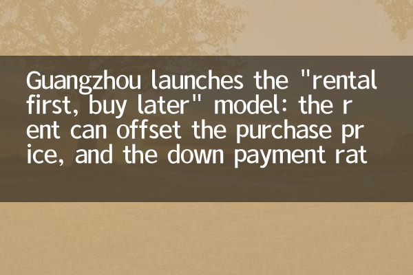 Guangzhou lancia il modello 