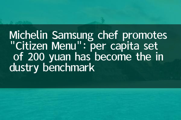 Michelin Samsung Chef promuove il 