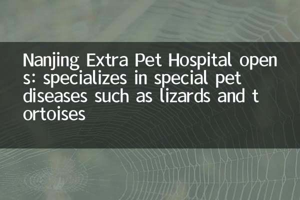 Apertura di Nanjing Extra Pet Hospital: specializzato in malattie speciali per animali domestici come lucertole e tartarughe