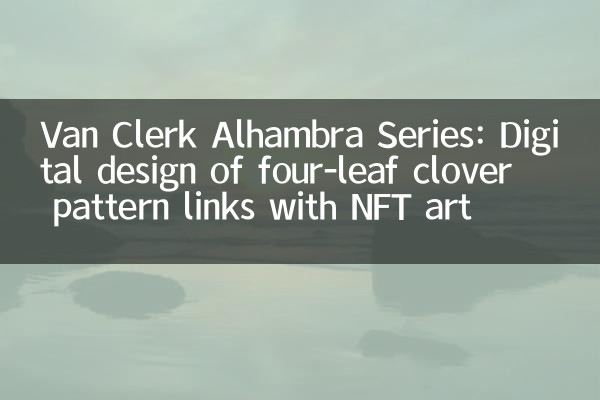 Van Clerk Alhambra Series: Digital Design of Four-fogli Claver Pattern Links con NFT Art